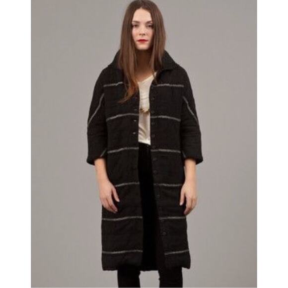 Ace & Jig Blackhole Quilted Opera Jacket Cotton Blend Size Small